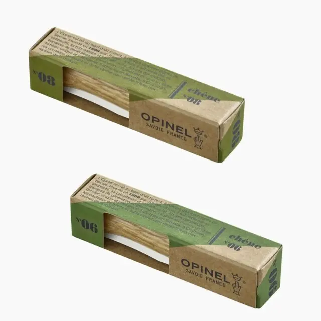 Opinel - Duo Opinel n°6 – n°8 Tradition Luxe Chêne