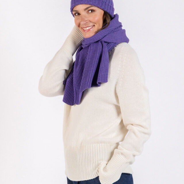 Maison Solfin - Écharpe en laine mérinos Made in France| B.Solfin