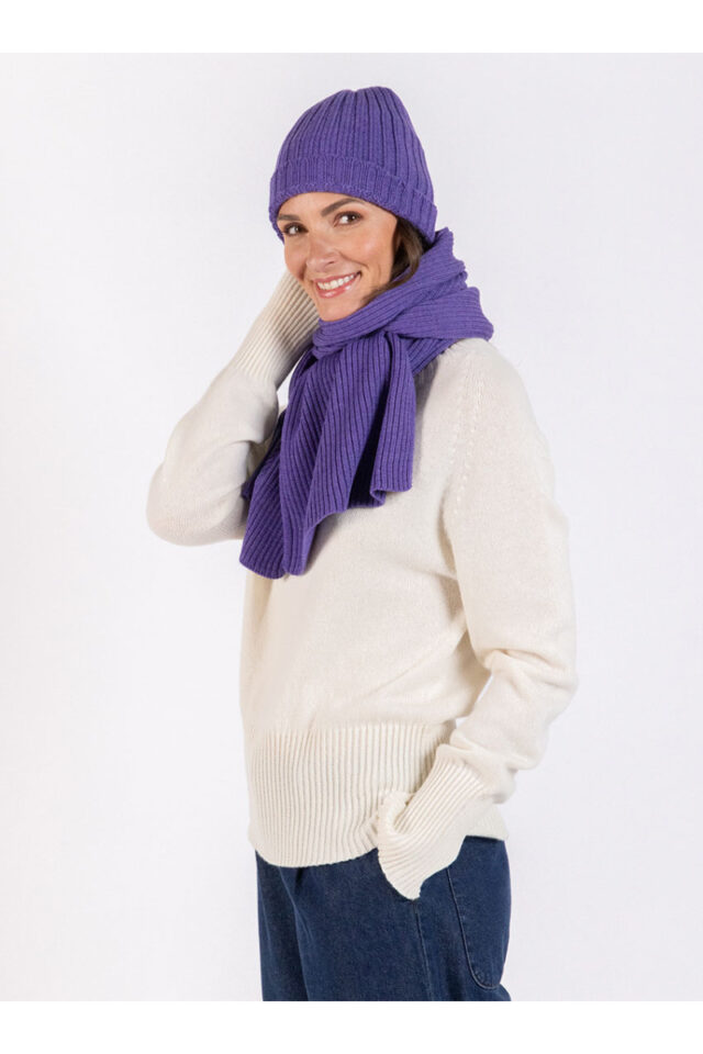 Maison Solfin - Écharpe en laine mérinos Made in France| B.Solfin