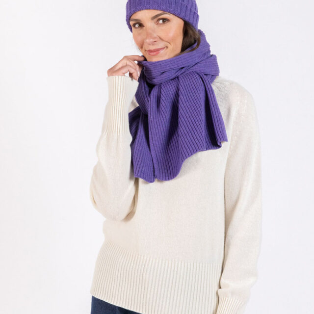 Maison Solfin - Écharpe en laine mérinos Made in France| B.Solfin