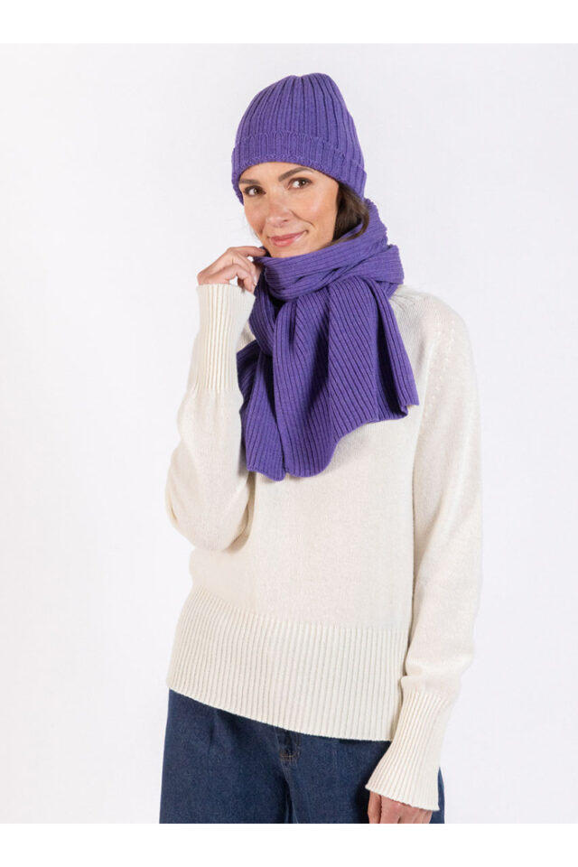 Maison Solfin - Écharpe en laine mérinos Made in France| B.Solfin