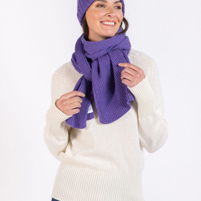 Maison Solfin - Écharpe en laine mérinos Made in France| B.Solfin