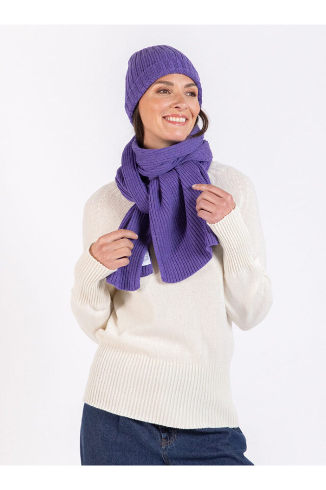 Maison Solfin - Écharpe en laine mérinos Made in France| B.Solfin