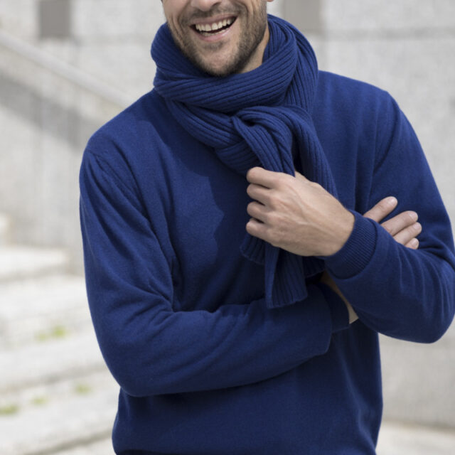 Maison Solfin - Echarpe homme cachemire Made in France| B.Solfin