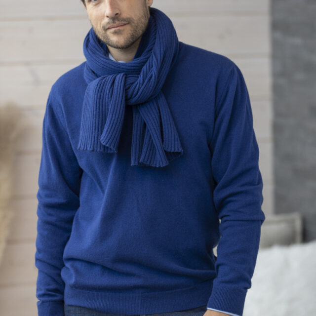 Maison Solfin - Echarpe homme cachemire Made in France| B.Solfin