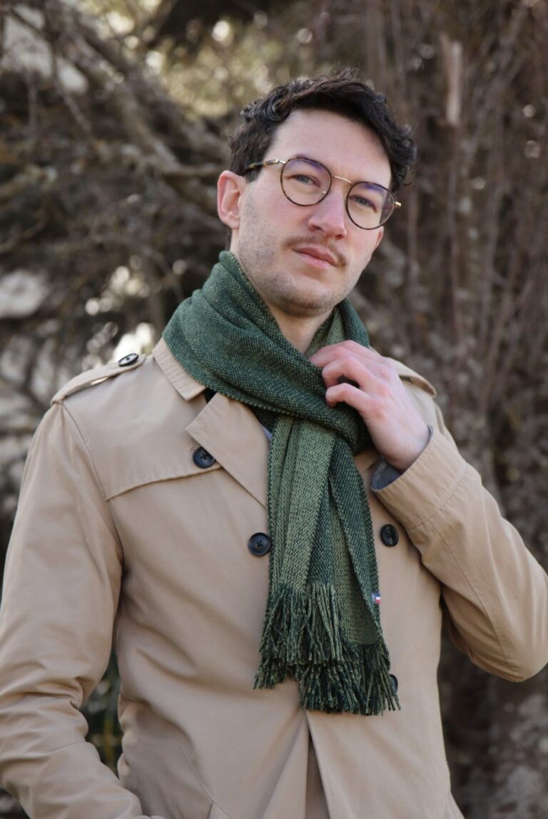 Maison Bonnefoy - Echarpe Jocelyn Vert forêt (Jocelyn)