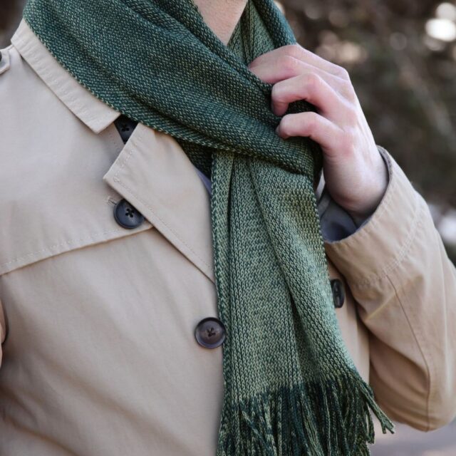 Maison Bonnefoy - Echarpe Jocelyn Vert forêt (Jocelyn)