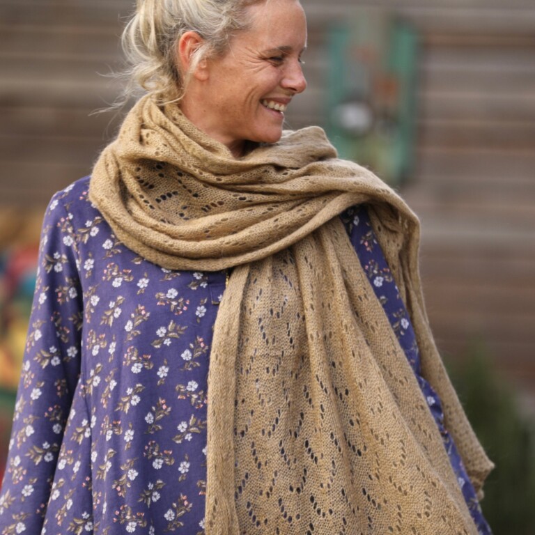 Quintessence - Écharpe Léonie camel