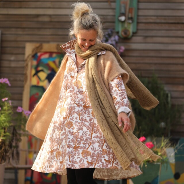 Quintessence - Écharpe Léonie camel