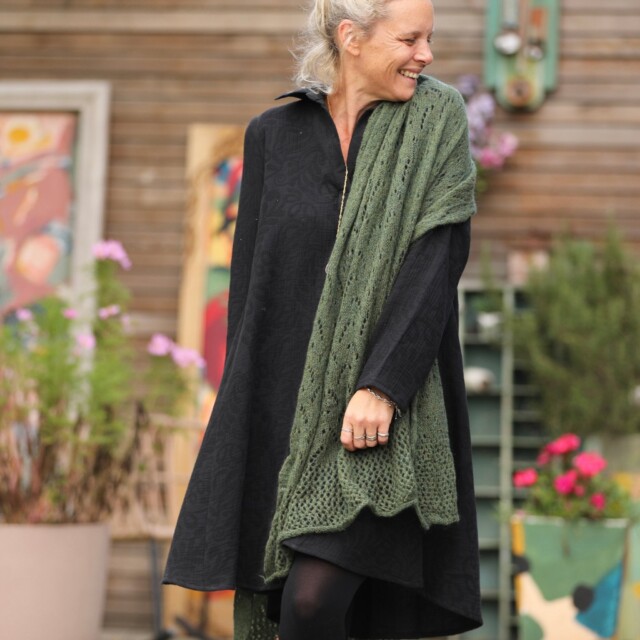 Quintessence - Écharpe Léonie kaki