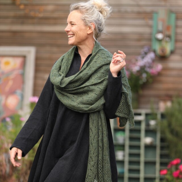 Quintessence - Écharpe Léonie kaki