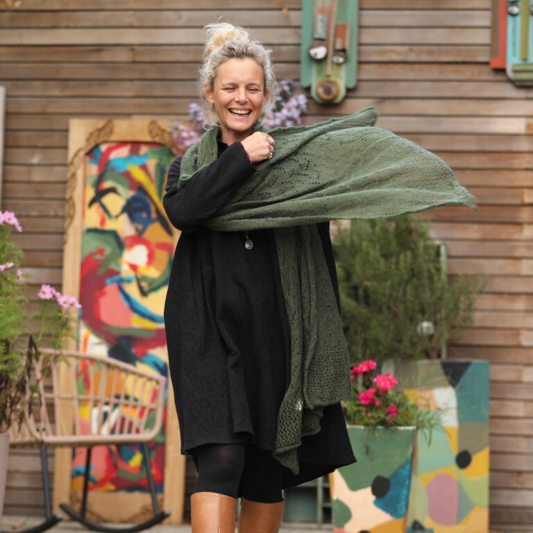 echarpe leonie kaki 5633776 Quintessence - Écharpe Léonie kaki