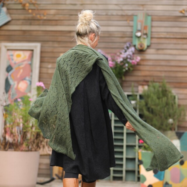 Quintessence - Écharpe Léonie kaki