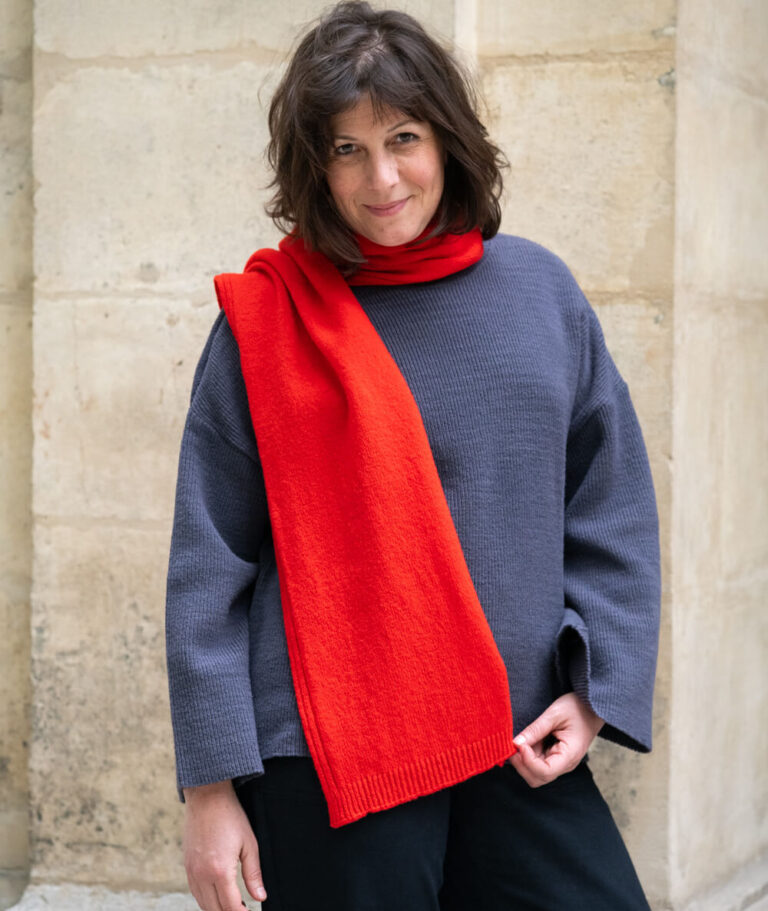 Ardelaine - Echarpe longue en laine mérinos ardéchoise