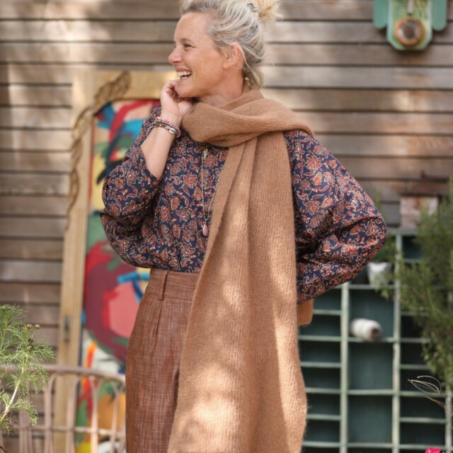 Quintessence - Echarpe Véra - Camel