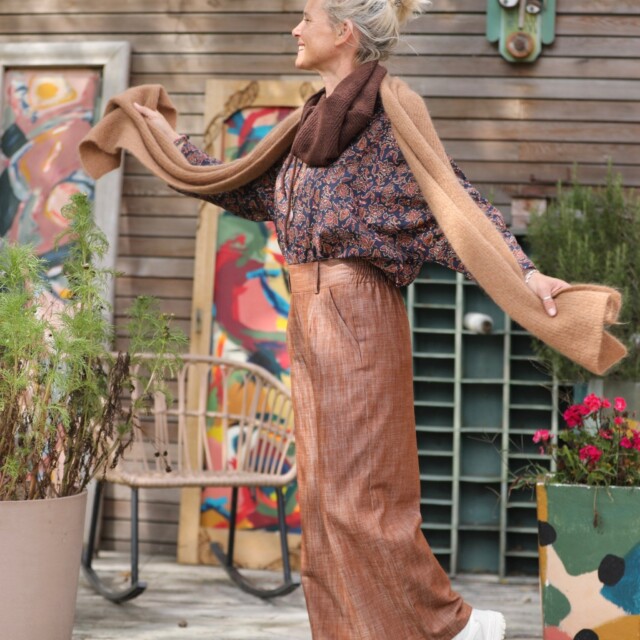 Quintessence - Echarpe Véra - Camel