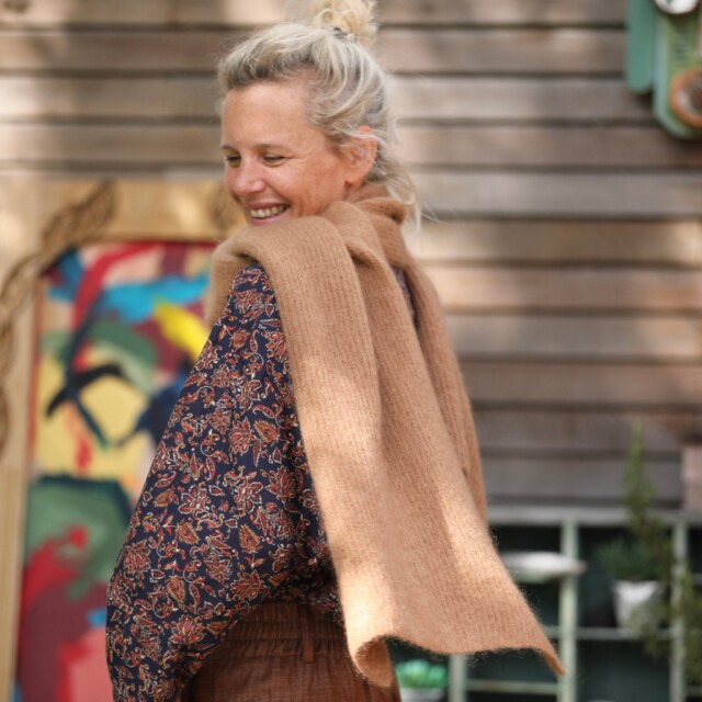 Quintessence - Echarpe Véra - Camel