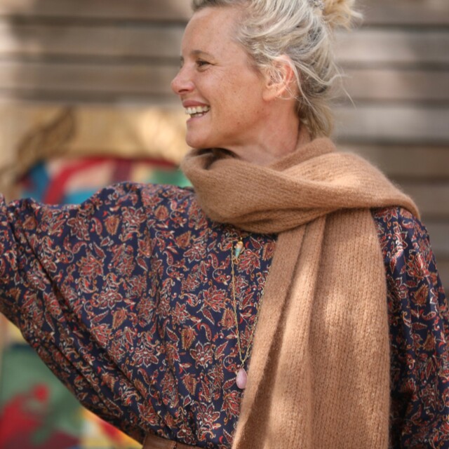 Quintessence - Echarpe Véra - Camel