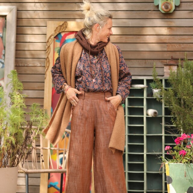 Quintessence - Echarpe Véra - Camel