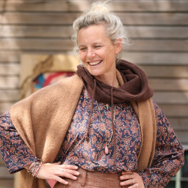 Quintessence - Echarpe Véra - Camel