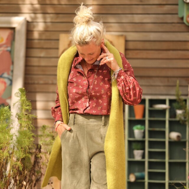 Quintessence - Echarpe Véra - Citron vert