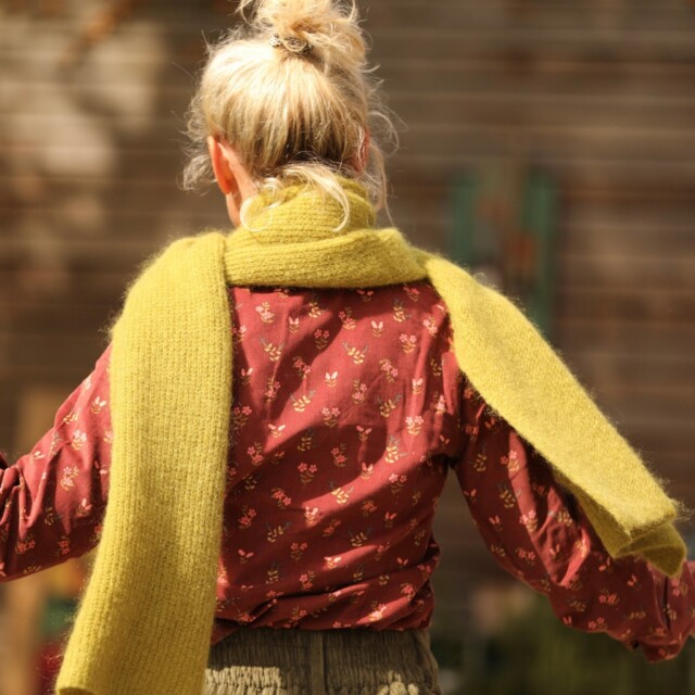 Quintessence - Echarpe Véra - Citron vert