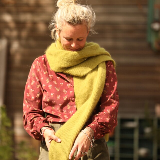 Quintessence - Echarpe Véra - Citron vert