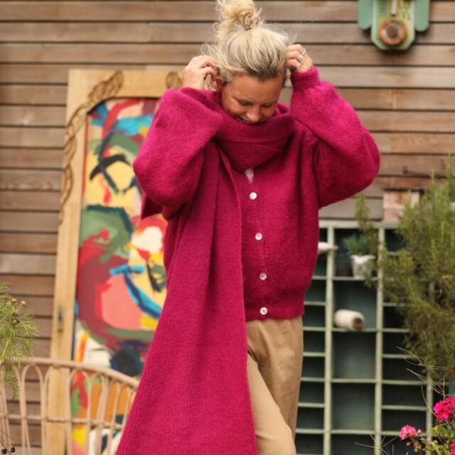 Quintessence - Echarpe Véra - Framboise