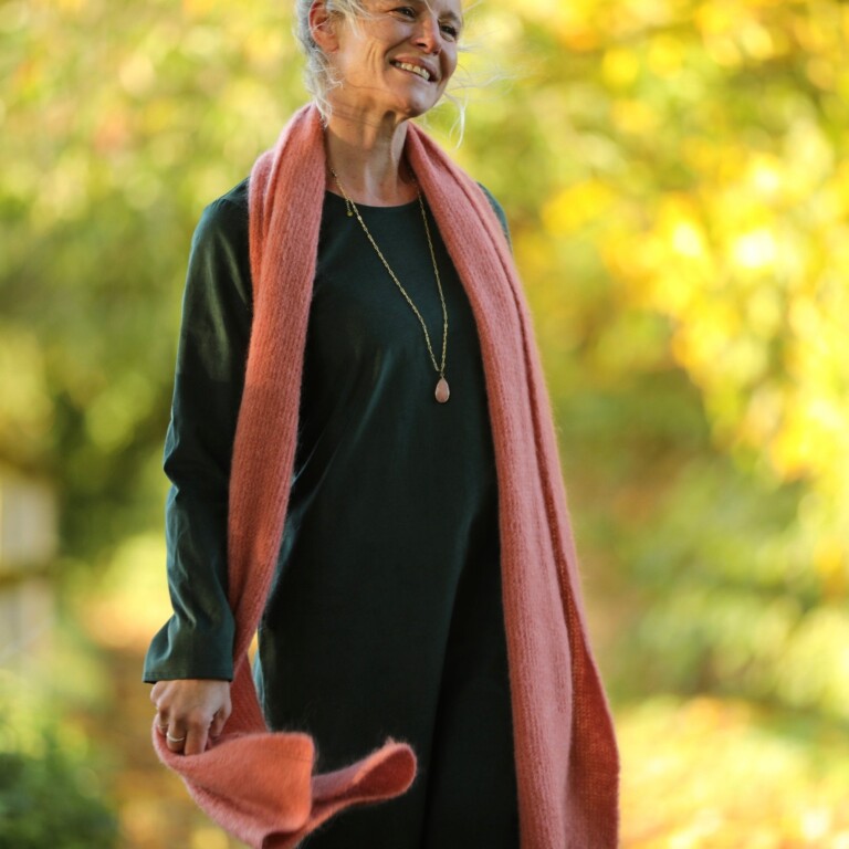 Quintessence - Echarpe Véra - rose boisé