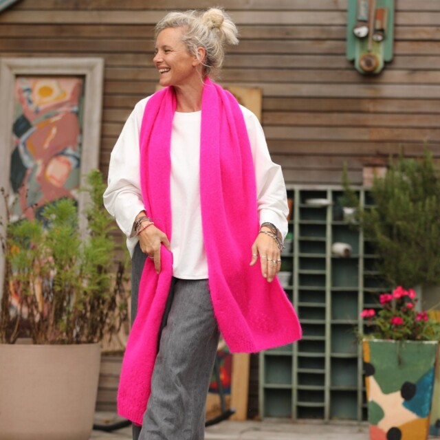 Quintessence - Echarpe Zénia - Fushia