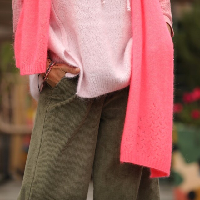 Quintessence - Echarpe Zénia - Rose fluo