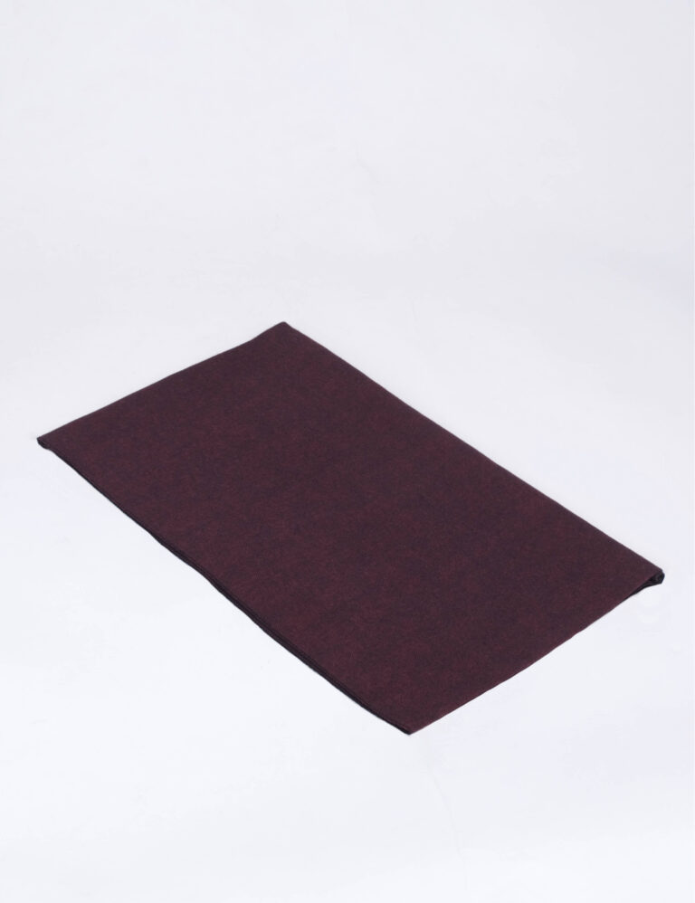 La Chemise Française - Écharpe Fine Unique Simple - Bordeaux Unie