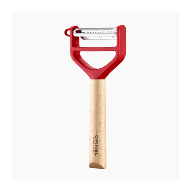 OPINEL - Eplucheur T-duo OPINEL bois ou polymère - 5 coloris