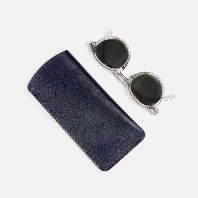 Bleu De Chauffe - Etui Lunette Binocle - Bleu Marin