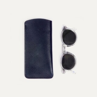 Bleu de Chauffe - Etui Lunette Binocle  Bleu Marin