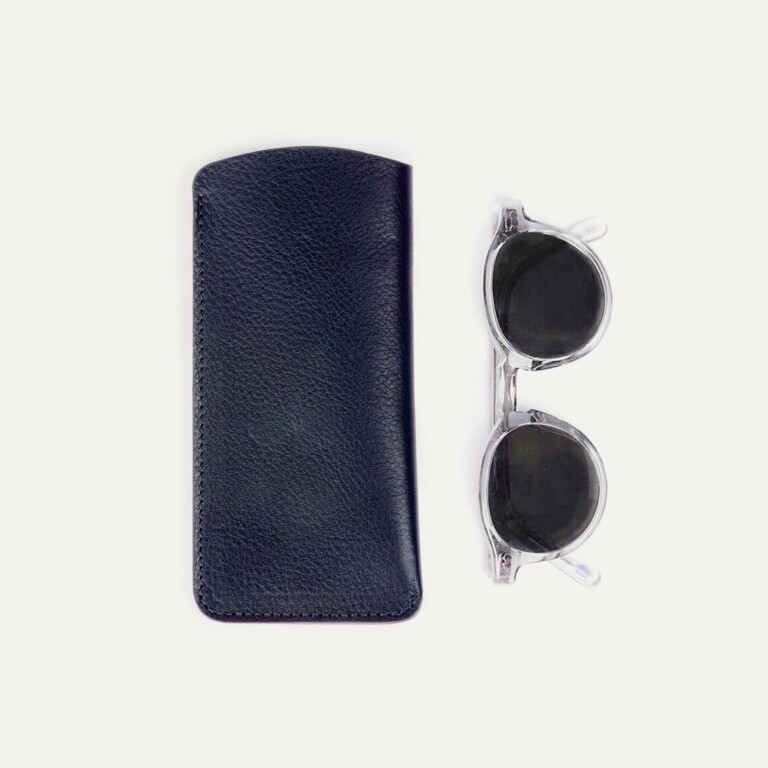 Bleu De Chauffe - Etui Lunette Binocle - Bleu Marin