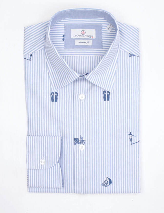 La Chemise Française - Chemise Balnéaire – Col Souple