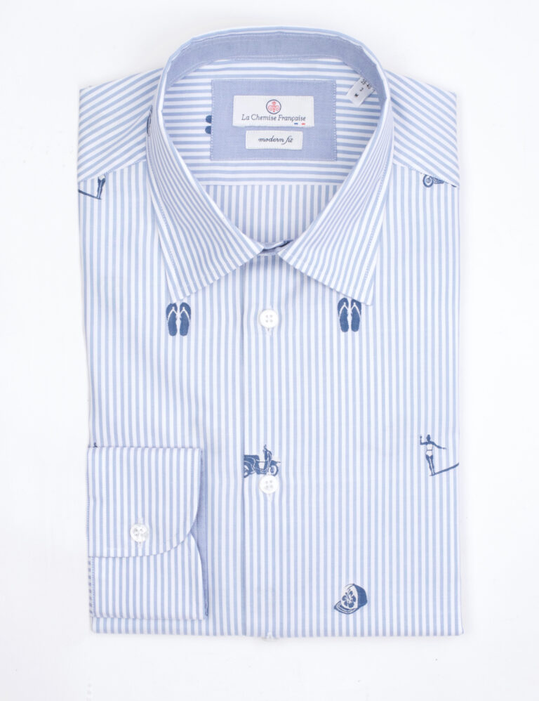 La Chemise Française - Chemise Balnéaire - Col Souple