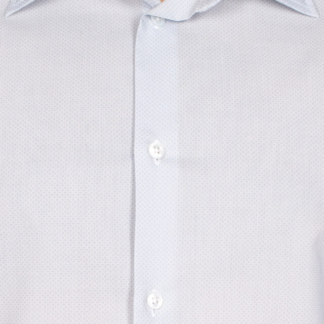 La Chemise Française - Chemise Grise "Fines Bulles" - Col Souple