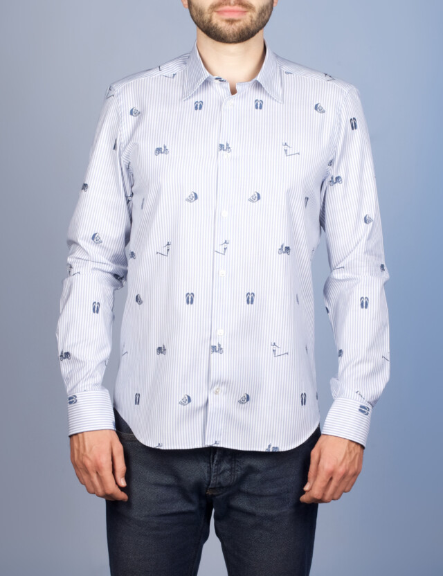 La Chemise Française - Chemise Balnéaire - Col Souple