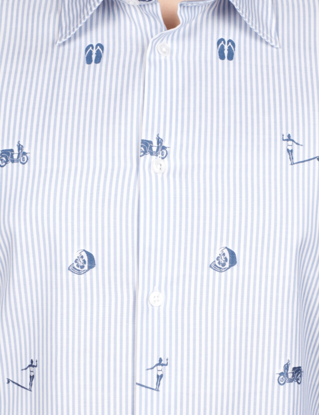 La Chemise Française - Chemise Balnéaire - Col Souple