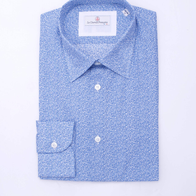 La Chemise Française - Chemise Imprimée "Floraison" - Col Souple - Coupe Ajustée