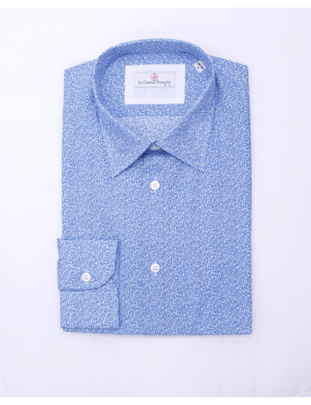 La Chemise Française - Chemise Imprimée "Floraison" - Col Souple - Coupe Ajustée