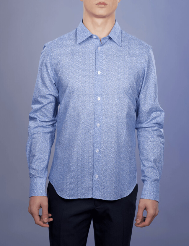 La Chemise Française - Chemise Imprimée "Floraison" - Col Souple - Coupe Ajustée