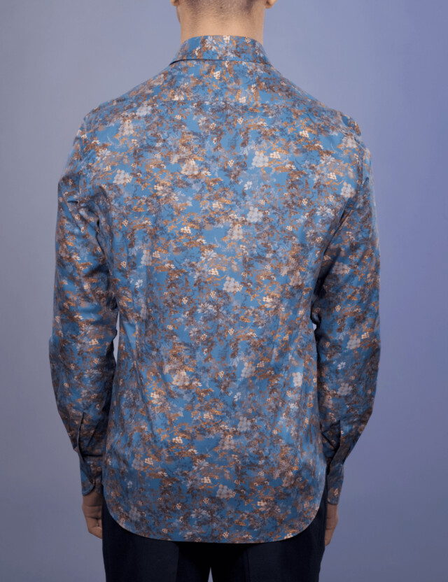 La Chemise Française - Chemise Imprimée "Floraison" - Col Souple - Coupe Ajustée