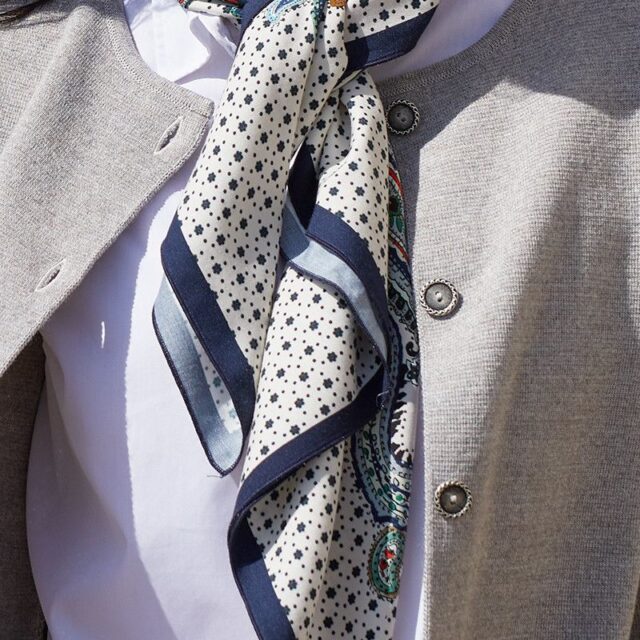 Maison Solfin - Foulard carré en viscose Made in France| B.Solfin