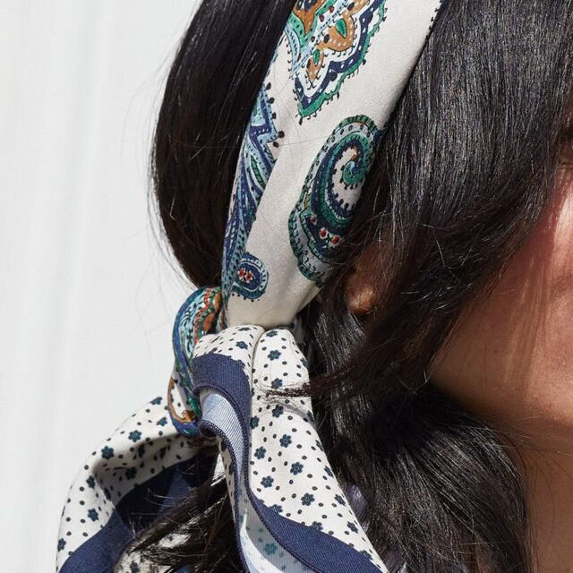 Maison Solfin - Foulard carré en viscose Made in France| B.Solfin