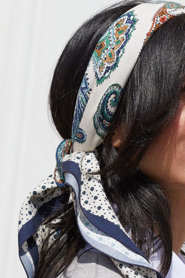 Maison Solfin - Foulard carré en viscose Made in France| B.Solfin