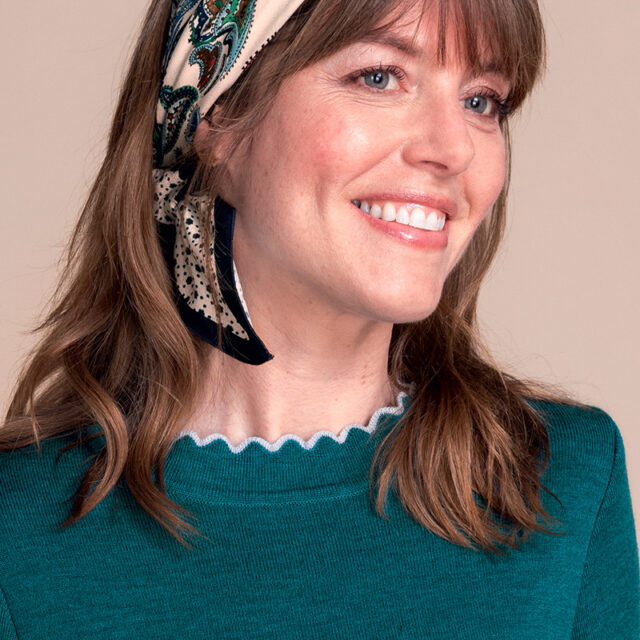 Maison Solfin - Foulard carré en viscose Made in France| B.Solfin