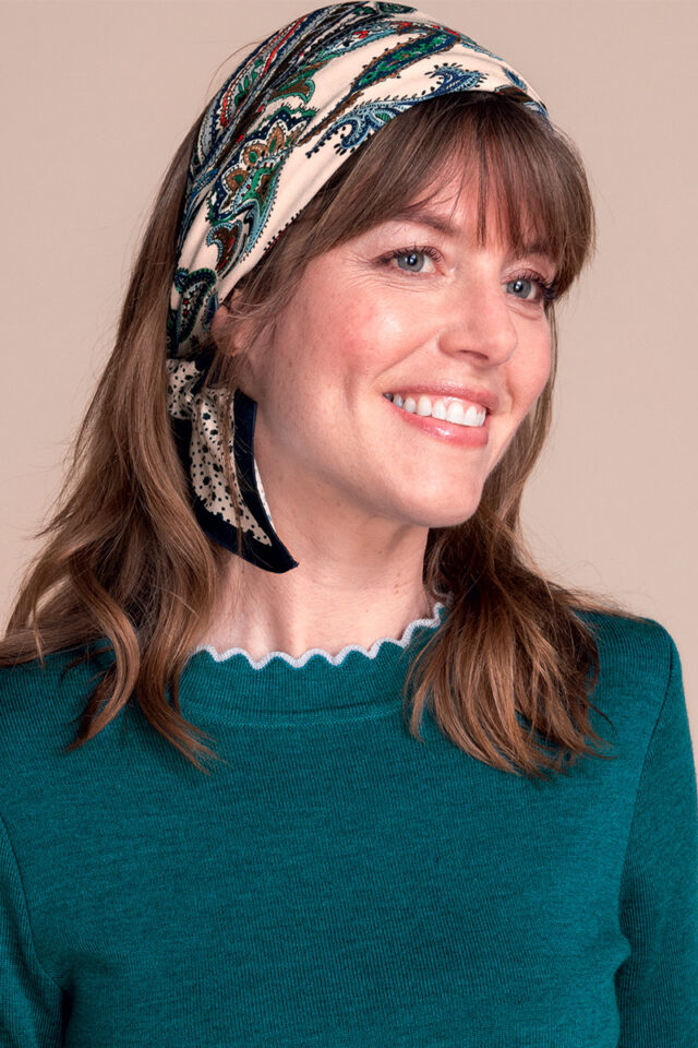 Maison Solfin - Foulard carré en viscose Made in France| B.Solfin